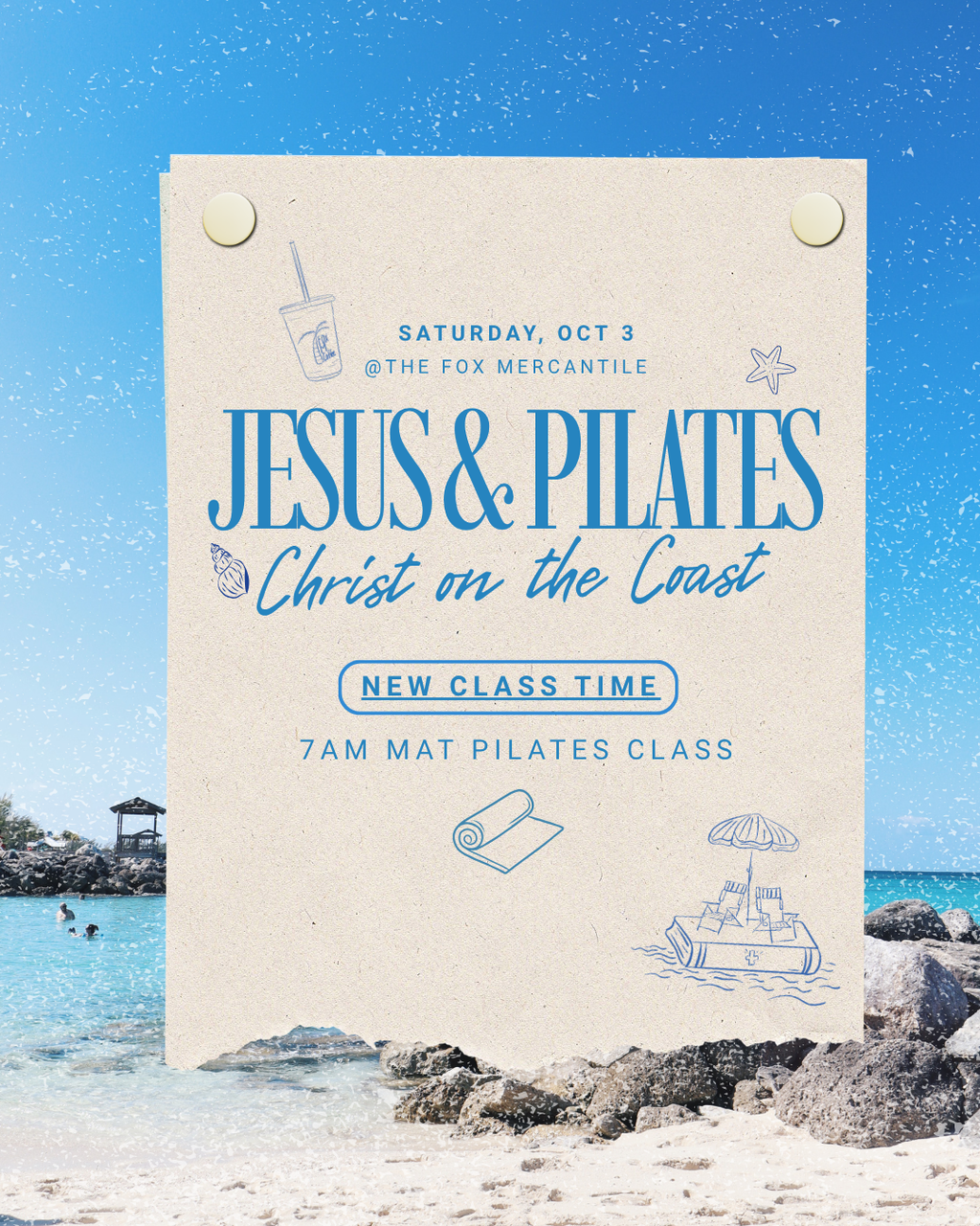 Jesus & Pilates: Christ On The Coast 10/3 Ticket